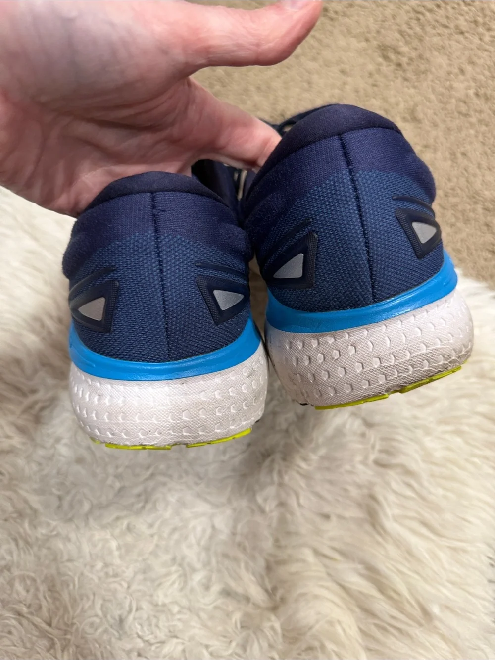Brooks Glycerin‎ 19 Men's Comfort Running Shoes Size 14 D Blue